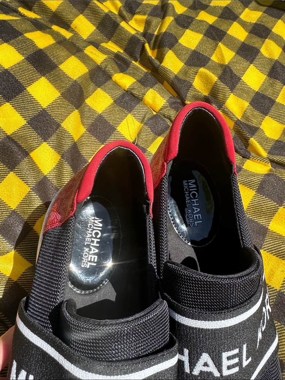 Michael Kors Black Slip-On wedge trainer - Picture 4 of 8
